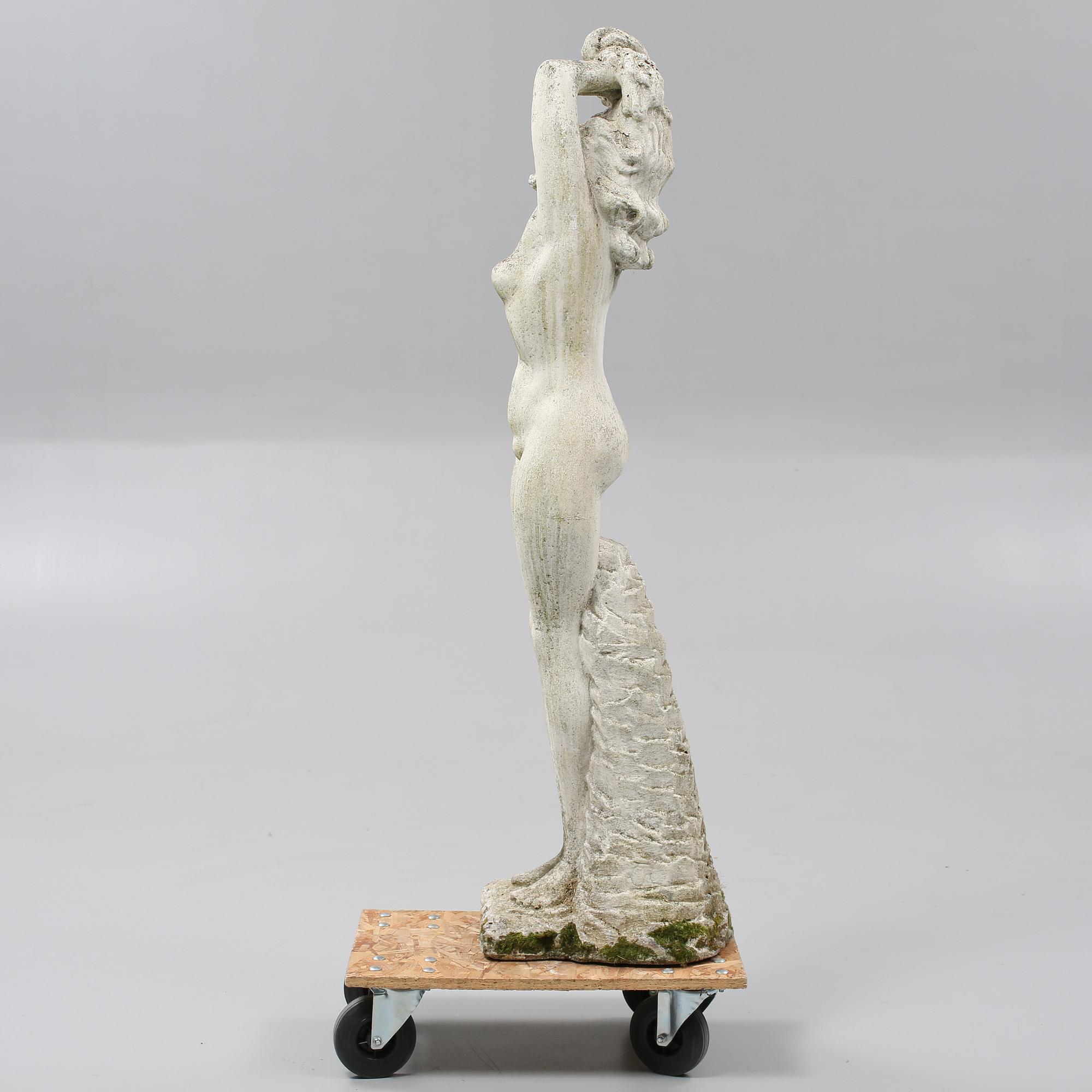 TRÄDGÅRDSSKULPTUR, stenmassa, 1900-talets slut.