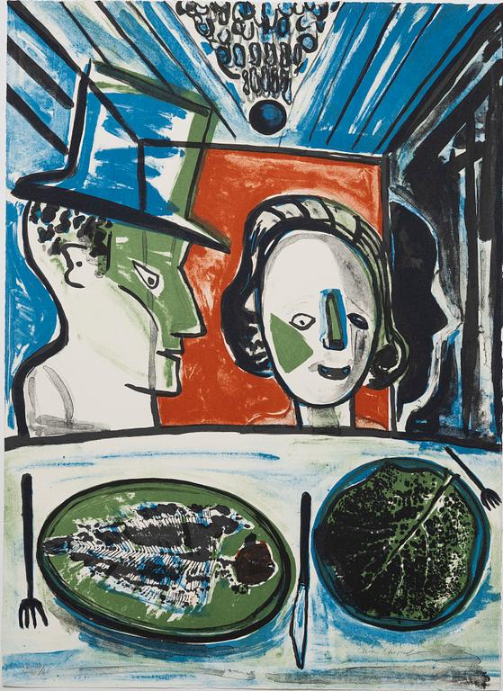 Lena Cronqvist, Utan titel, ur mappen: "August Strindberg, Ett Drömspel".