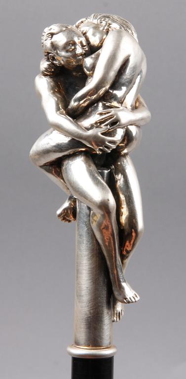 SPATSERKÄPP, silver, 1900/2000-tal.