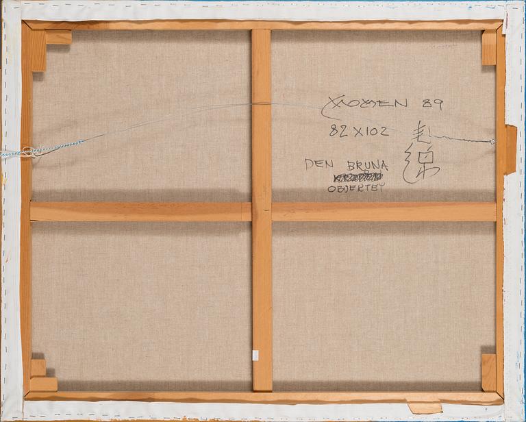 Karl Momen, oil on canvas, signed and dated -89.
