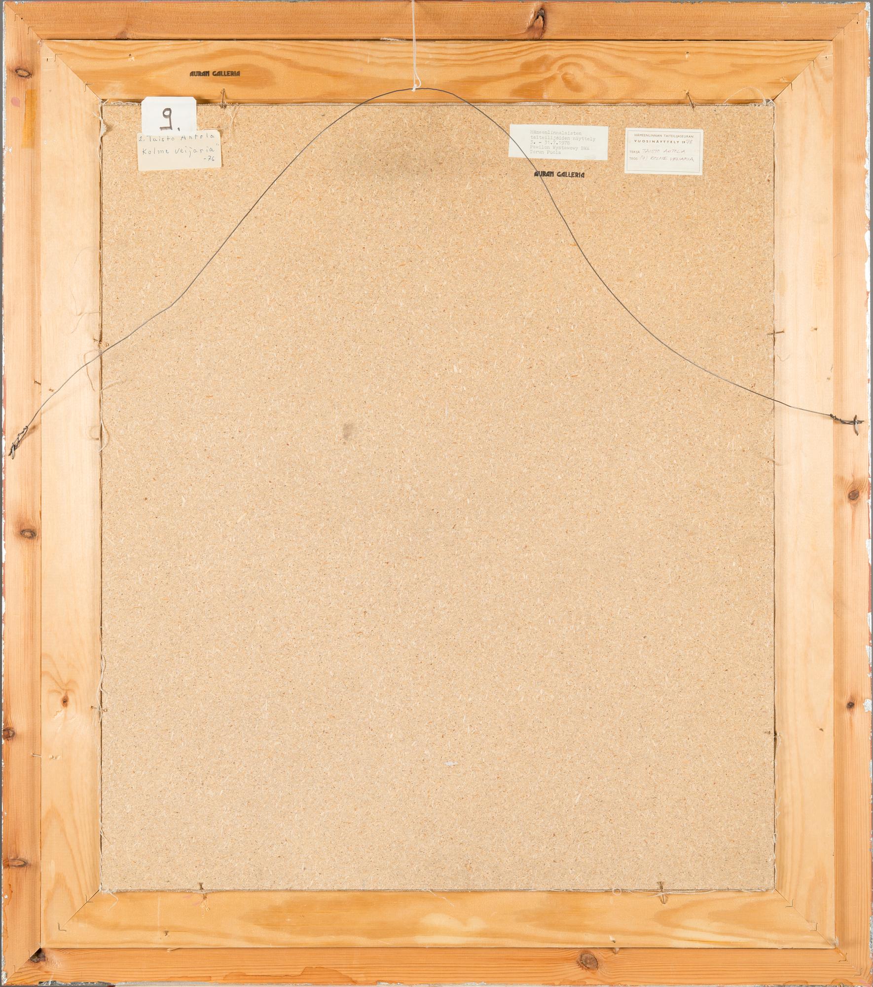 Taisto Ahtola, "Kolme veijaria" (Tre skojare).