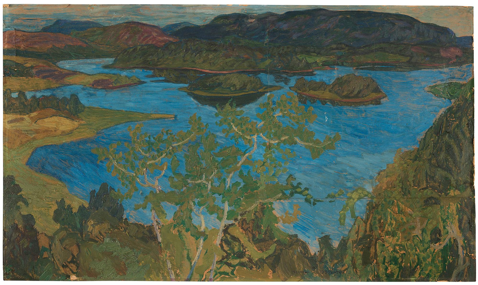 Helmer Osslund, Motiv från Nordingrå.