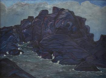 OKÄND KONSTNÄR, olja på duk, signerad Henry Myrén, 1900-tal.