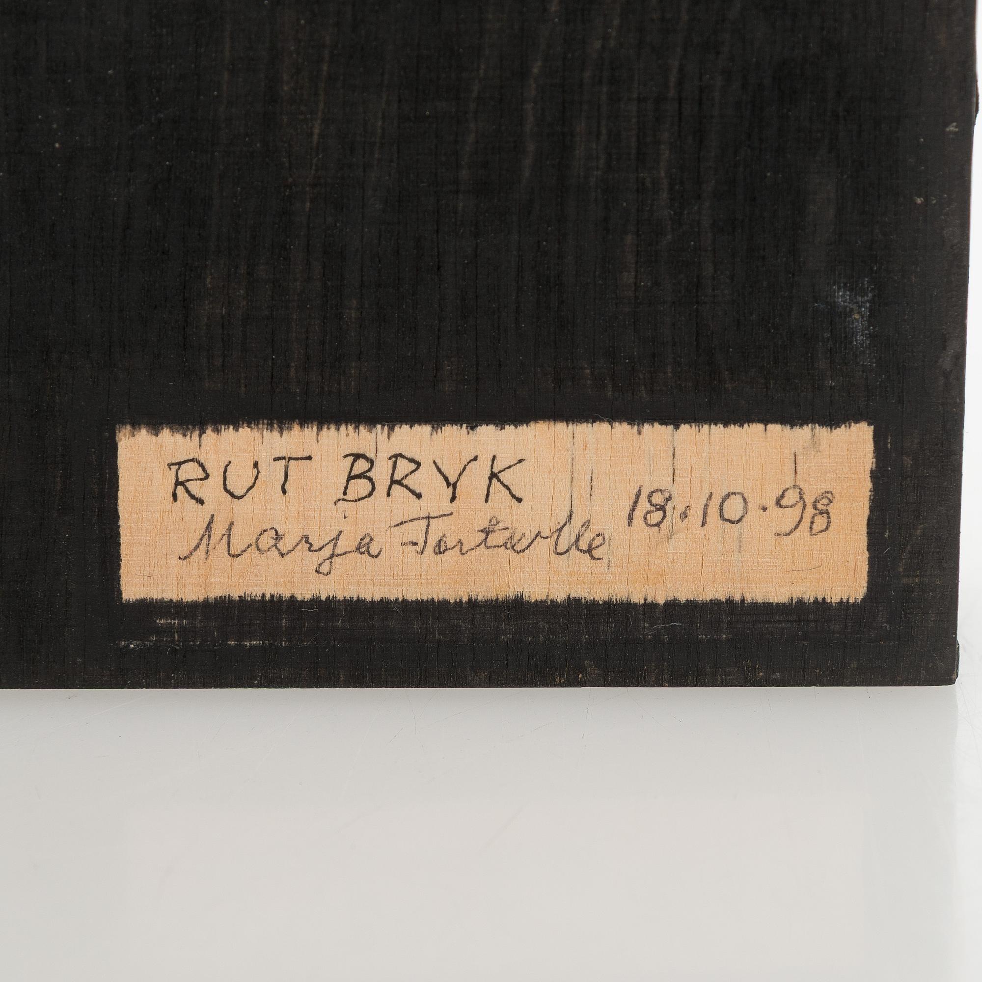 Rut Bryk, relief, keramik, signerad Rut Bryk.
