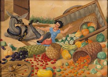 FRITZ HÖGBERG, olja på duk, signerad.