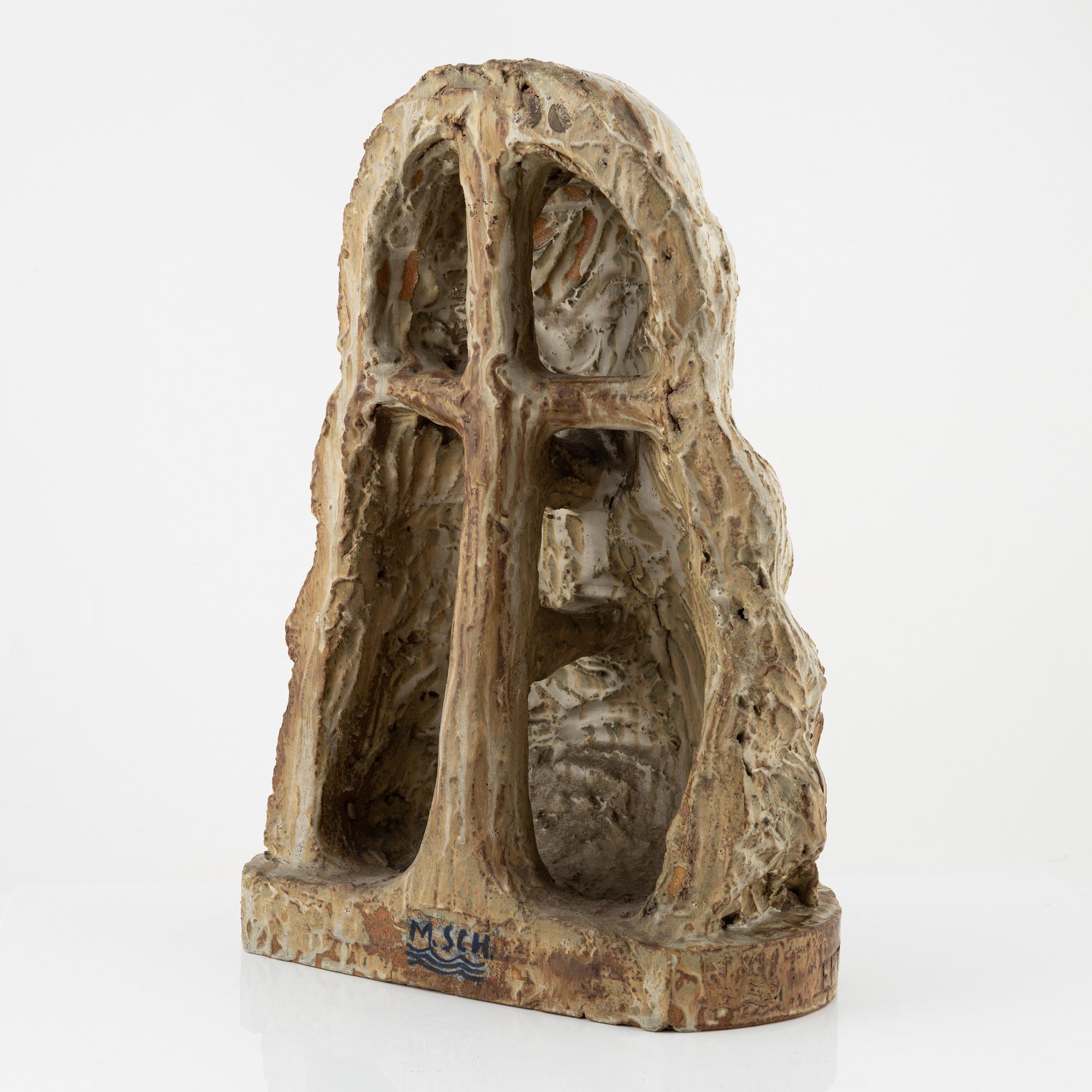 Michael Schilkin, 'Leonardo da Vinci', a stoneware sculpture, Royal Copenhagen, Denmark 1947.