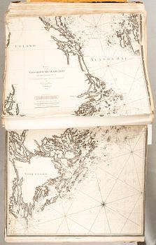 Gustaf af Klint, book, "Sweden's Maritime Atlas", 1797-1815.