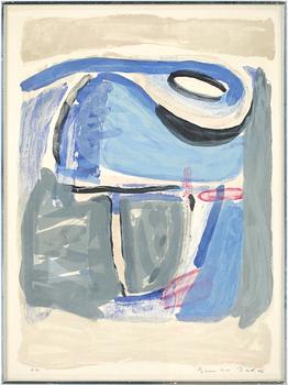 Bram van Velde · BRAM VAN VELDE. Litografi, signerad Bram van Velde, numrerad e.a.