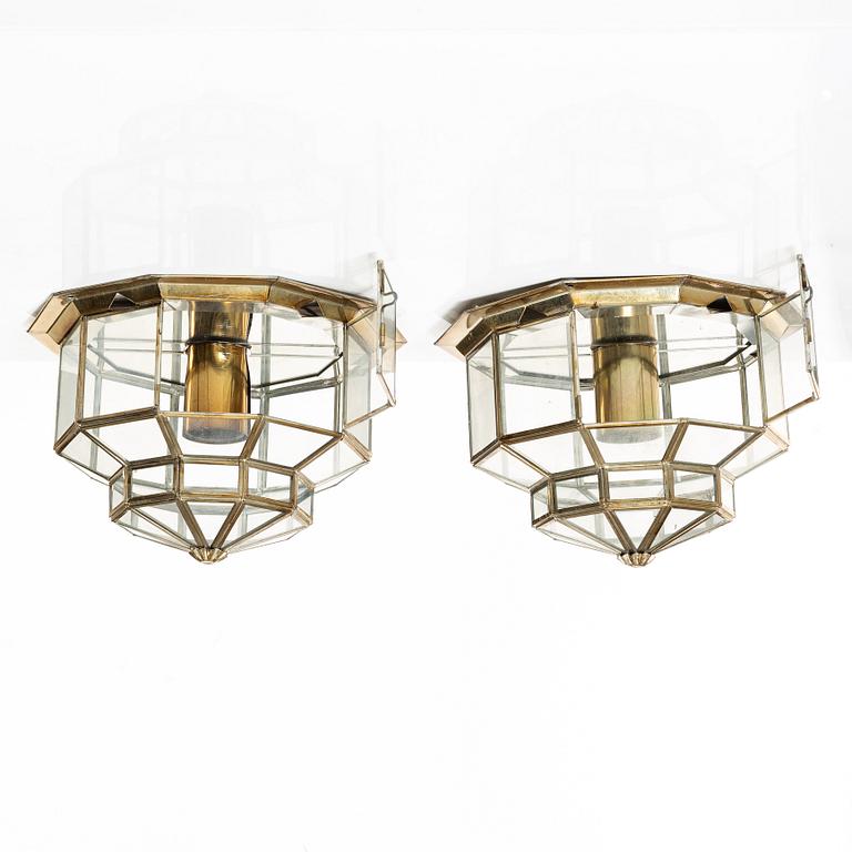 Hijos Esteves, taklampor, ett par, Taurus, Spanien, 1900-talets andra hälft.