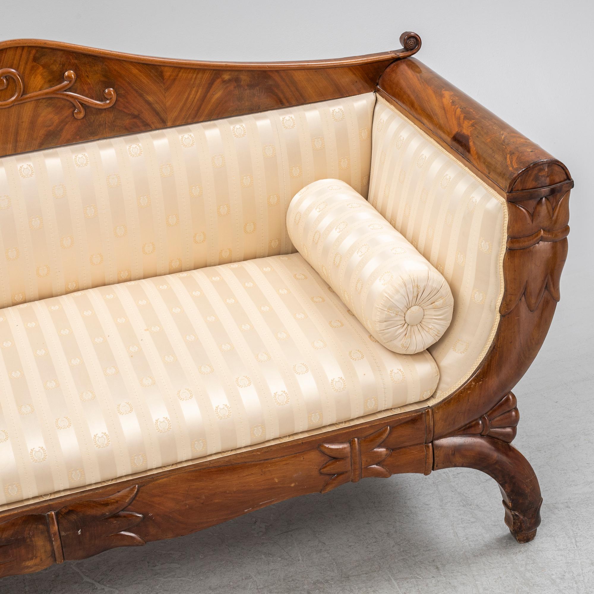 A empire style sofa, 19th Century.