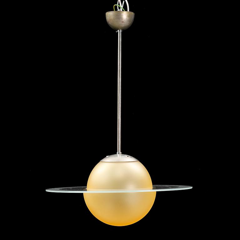 A 1930's/40's 'Saturn' pendant light.