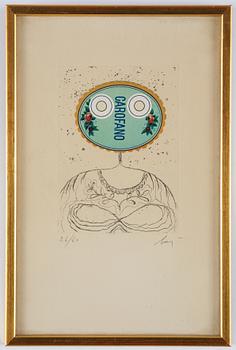 Enrico Baj, "Garofano".