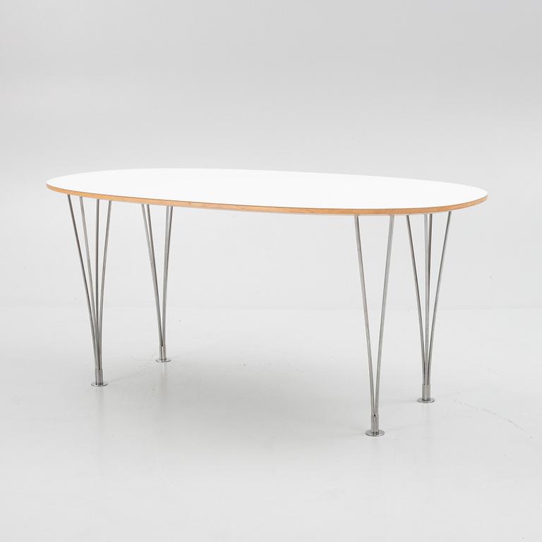 Bruno Mathsson & Piet Hein, dining table, Bruno Mathsson International, Värnamo, 2015.