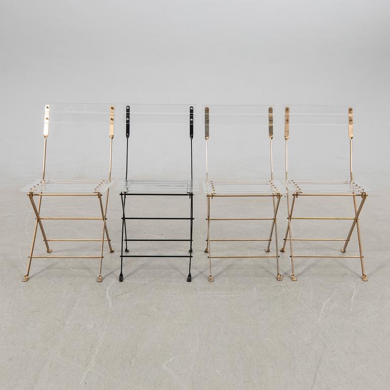 Yonel Lebovici, chairs, 4 pcs, "Les Invisibles".