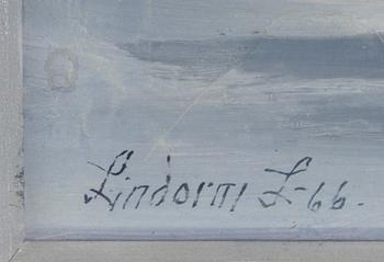 Lindorm Liljefors, The fox scurries across the ice.