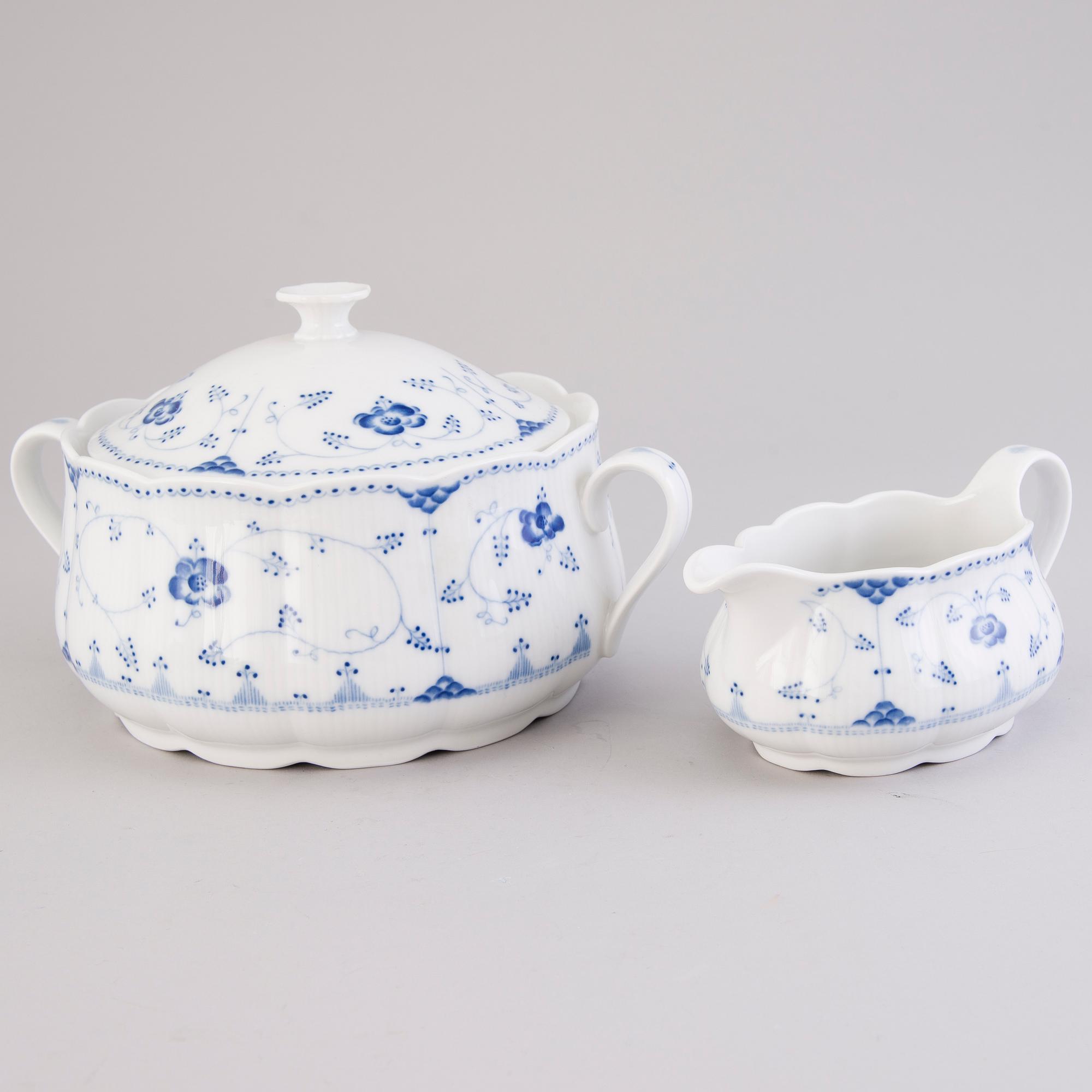 A 47-piece set of Danish 'Eternell' porcelain dinnerware from Christineholm.