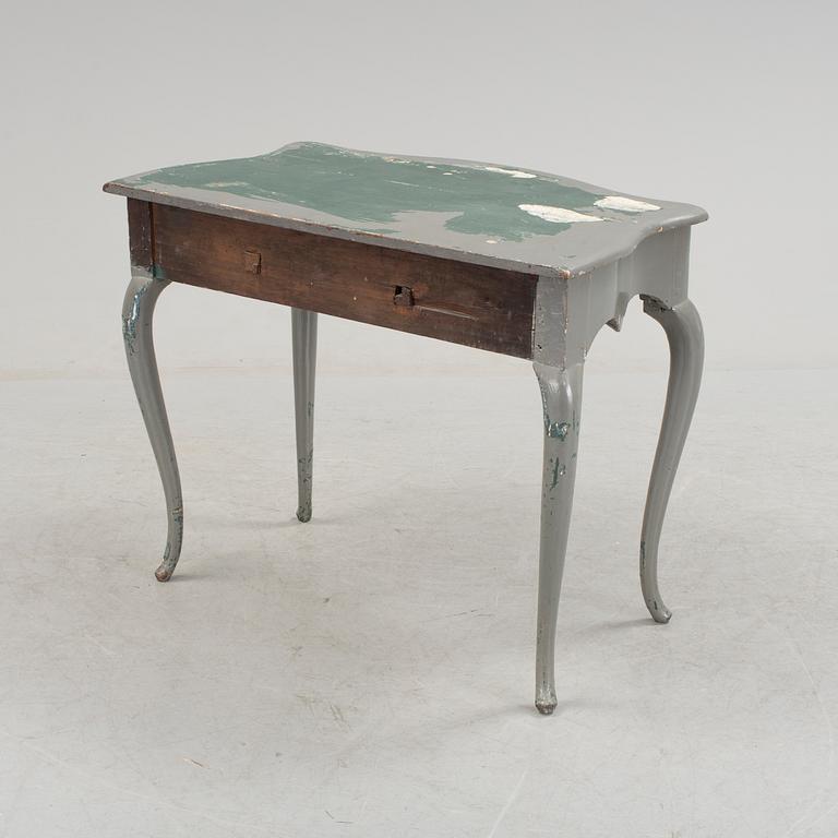 A Swedish rococo writing table, late 1700s.