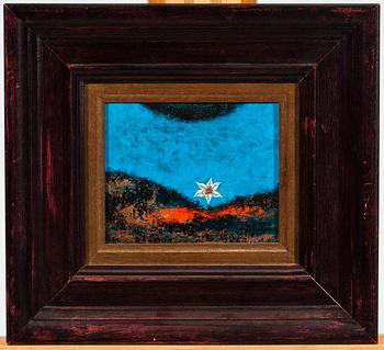 MATTI ALAPOTI, olja på pannå, signerad och daterad -90.