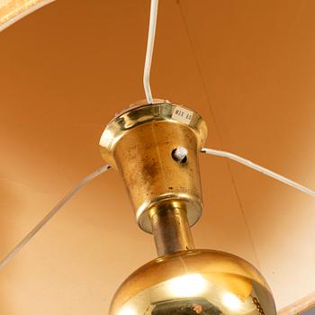 UNO DAHLÉN, a pair of table brass lights, Aneta, 1960/70s.
