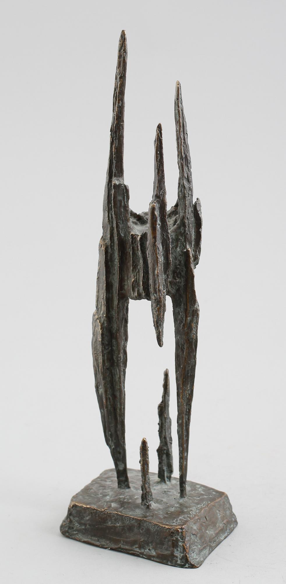 FOLKE TRUEDSSON, skulptur, brons, signerad.