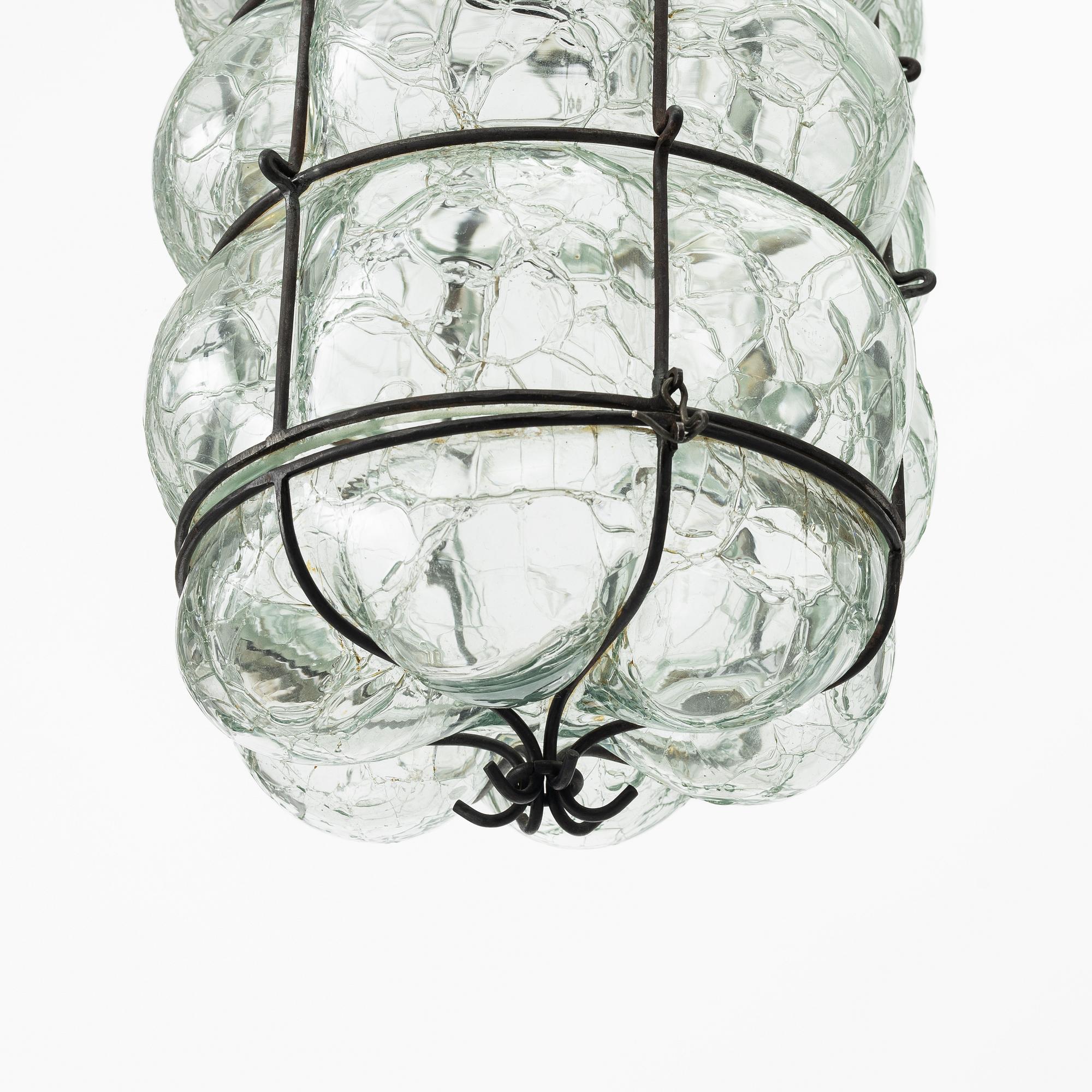 Harald Notini, a ceiling lamp model 10892, Arvid Böhlmarks Lampfabrik, Stockholm, 1930s.