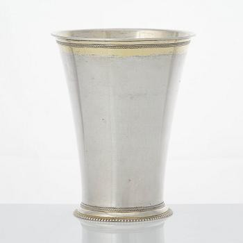 Petter Wirgman, bägare, silver, (verksam i Göteborg 1733-1739).