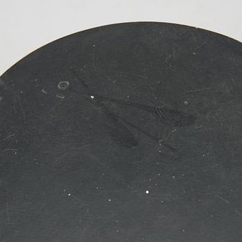 Alvar Aalto, klaffbord "DL82" och pallar, 4 st "60", för O.Y. Huonekalu-ja Rakennustyötehdas A.B 1900-talets mitt.