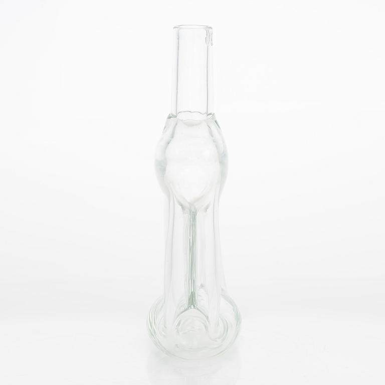 Oiva Toikka, flaska, signerad Oiva Toikka Nuutajärvi Notsjö.