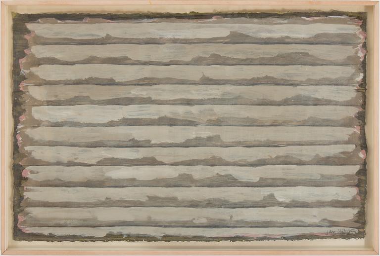 JAN HÅFSTRÖM, mixed media on paper, signed.