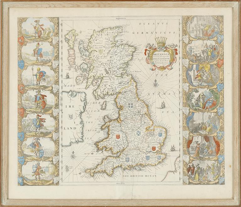 PARTI GRAFIK, 3 delar, 1700/1800-tal.