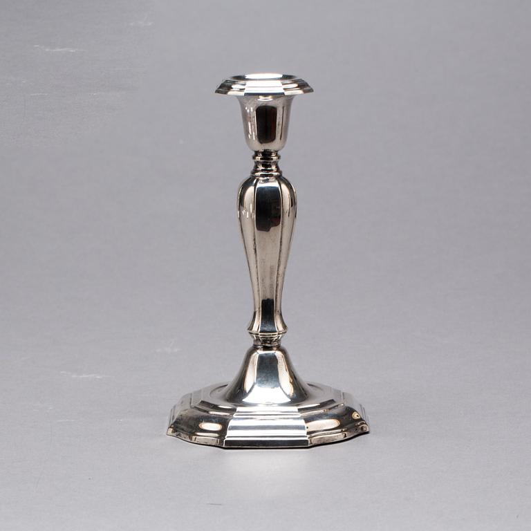 LJUSSTAKE, silver, C.G Hallberg, Stockholm.