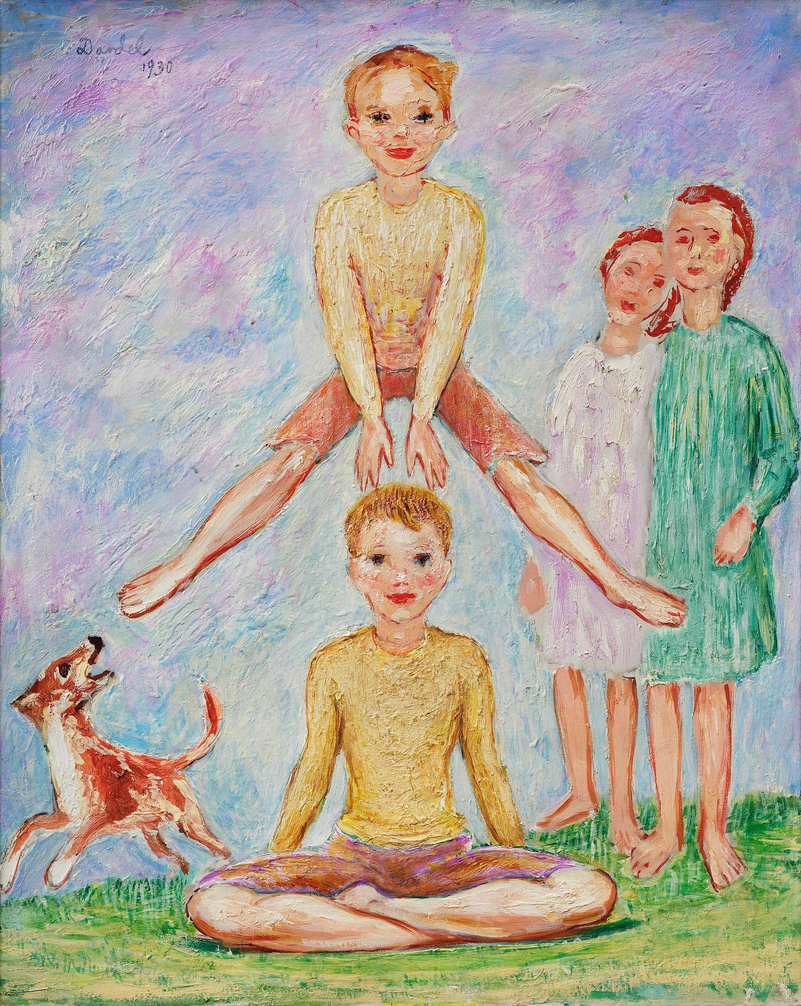 Nils von Dardel, "Hoppa bock".