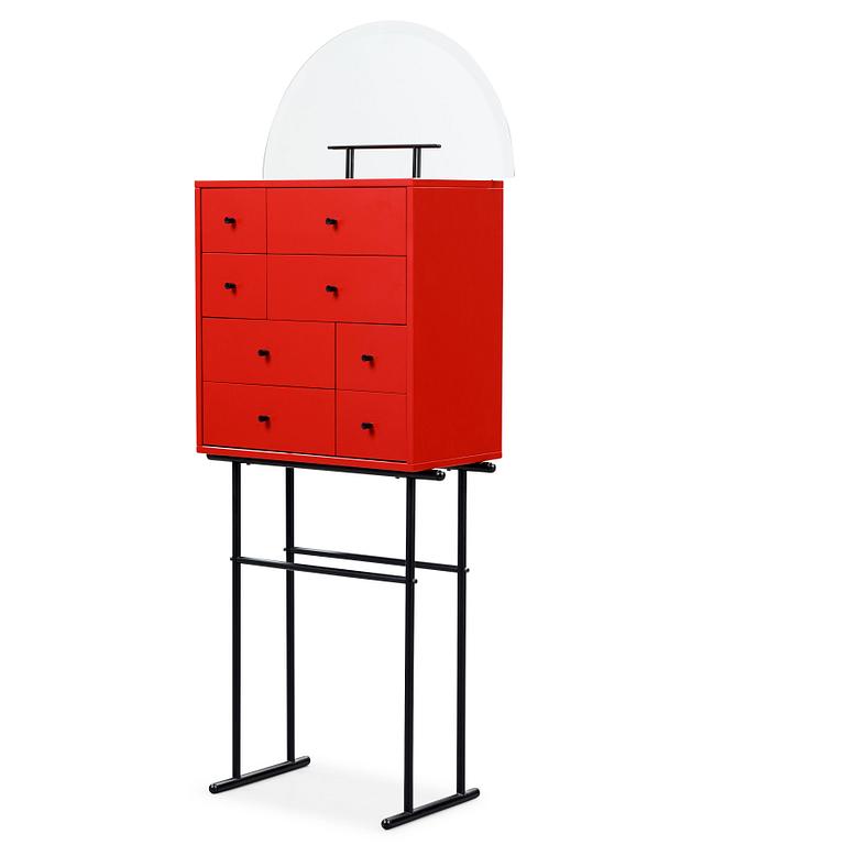 A Kersti Sandin & Lars Bülow cabinet 'Hommage Josef Frank', executed by Karl Andersson & Söner, Sweden 1985.