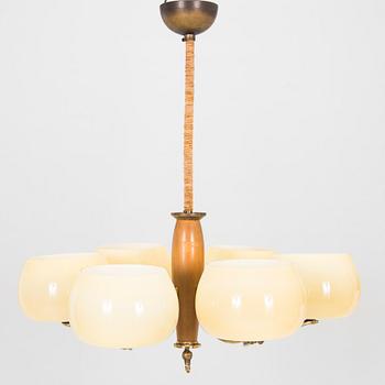 Paavo Tynell, taklampa, modell 1855/6, Taito, 1930-tal.