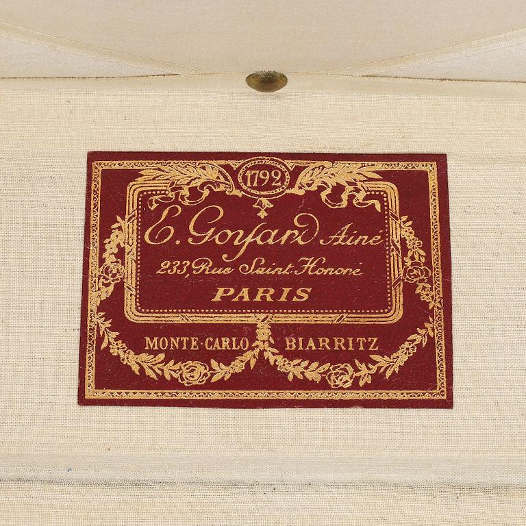 A Goyard vintage trunk from around 1900.