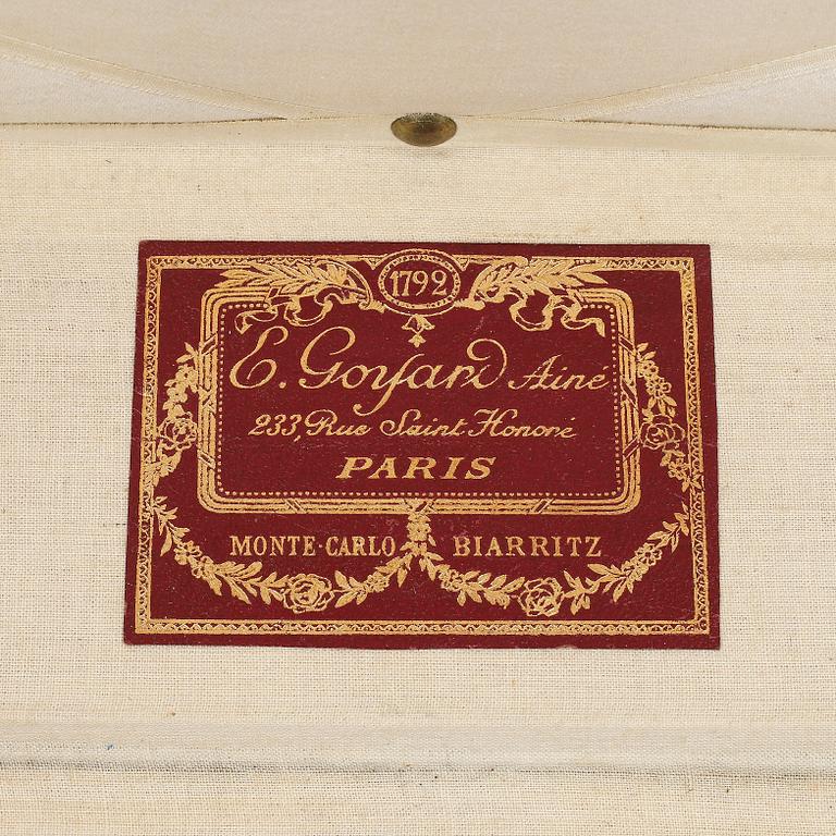 GOYARD, koffert, omkring år 1900.