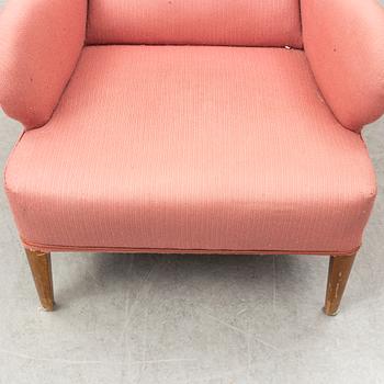 An 'Oscar' easy chair by Carl Malmsten.