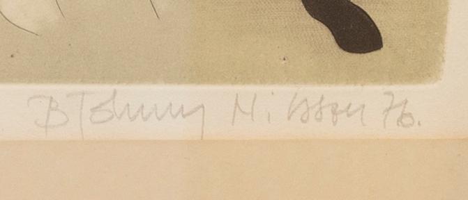 BERT JOHNNY NILSSON, 5 signed and numbered etchings.
