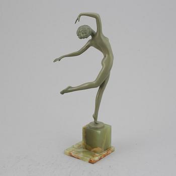 Josef Lorenzl, sculpture, bronze, art deco.