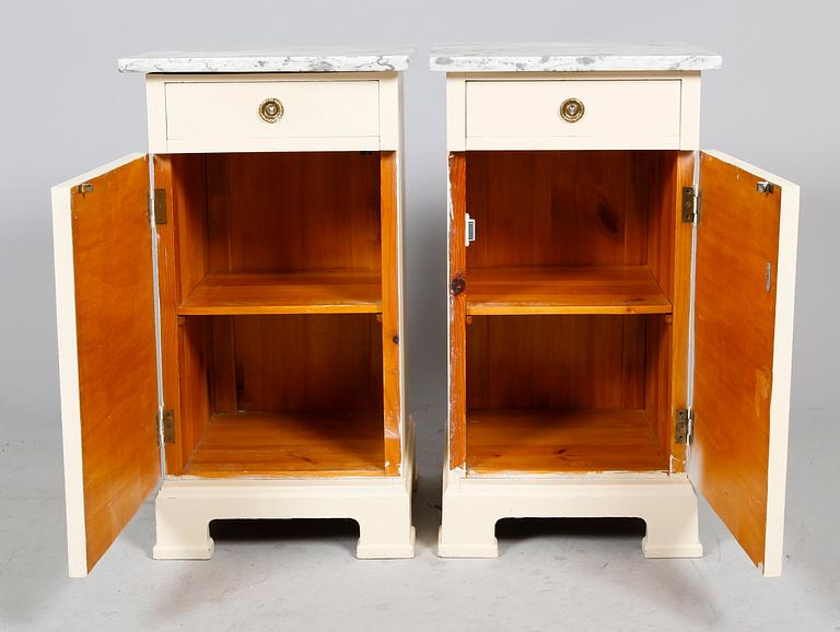 POTTSKÅP, 1 par, 1900-tal.