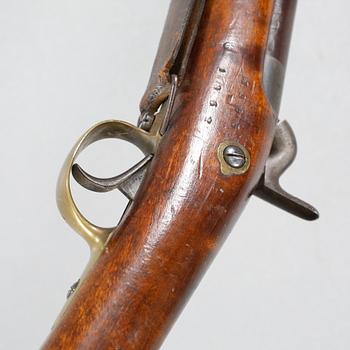 A percussion rifle for the swedish army, m/1860.