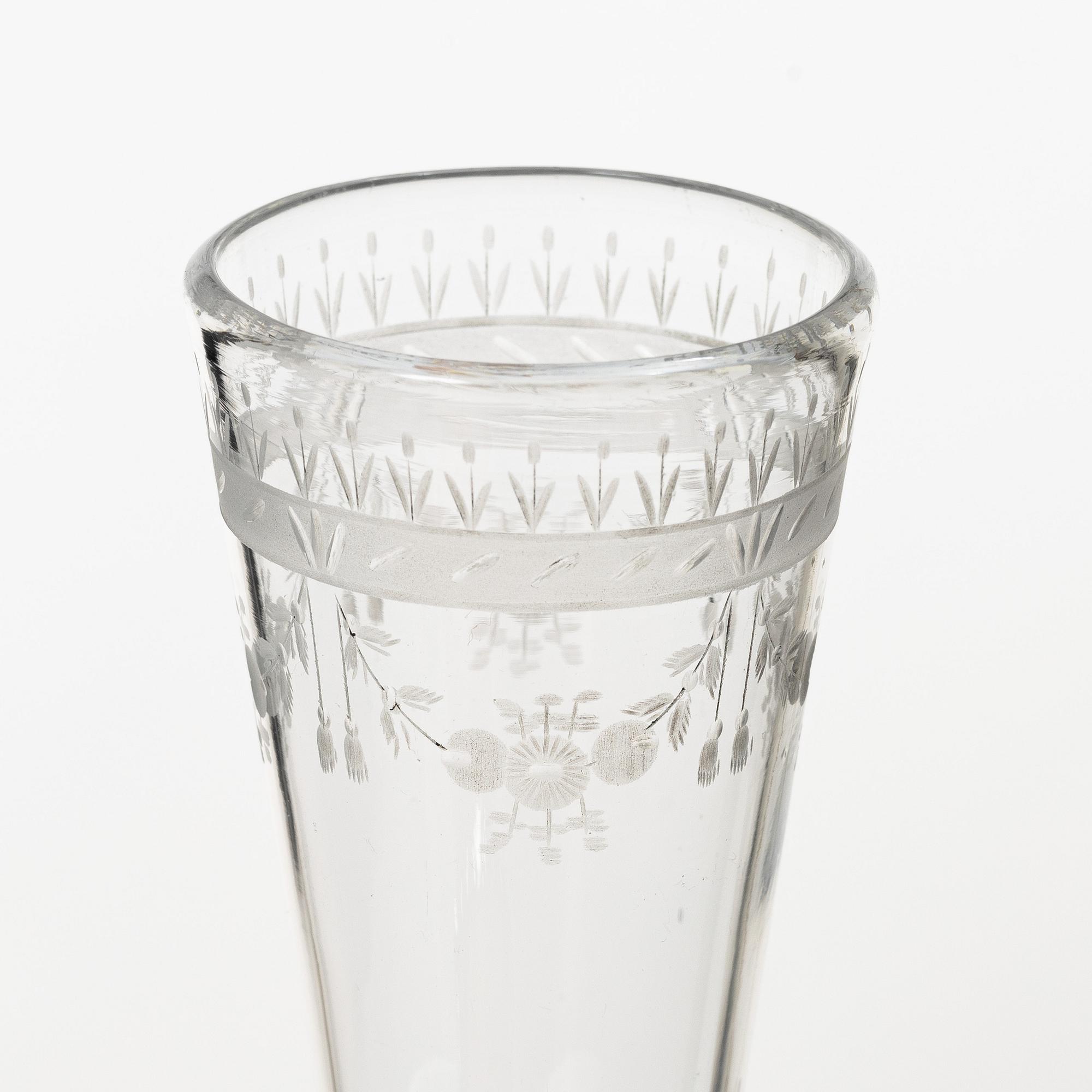 Champagne glasses, 12 pcs, circa 1900.