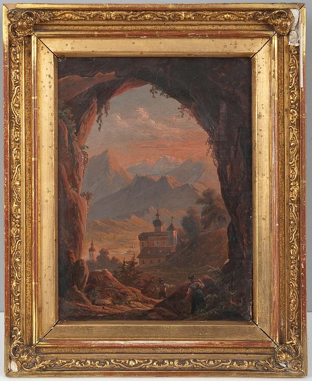 Robert Wilhelm Ekman, A MONASTERY IN THE MOUNTAINS.