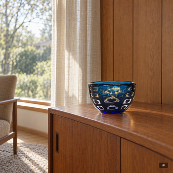 Ingeborg Lundin, a bowl, Ariel, Orrefors.
