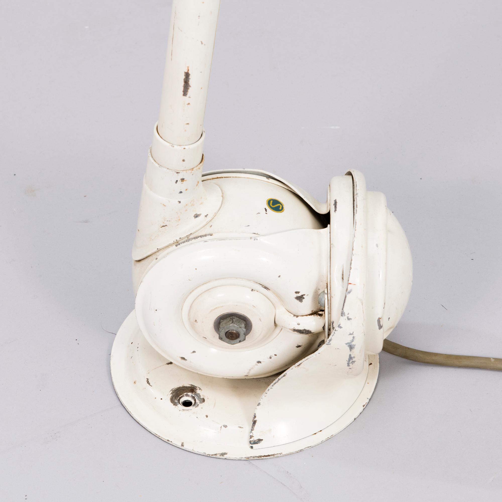 JOHAN PETTER JOHANSSON, A mid-20th century Swedish industrial light 'Triplex-pendel'.