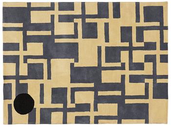 18. Olle Borg, Matta, "Composition 1", handtuftad, ca 220 x 163 cm, signerad Olle Borg EA 2/3 på baksidans ena etikett.