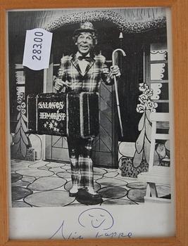 PARTI SIGNERADE FOTOGRAFIER/BILDER, svenska skådespelare o sångare, 10 st.