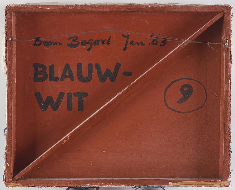 Bram Bogart, "BLAUW-WIT".