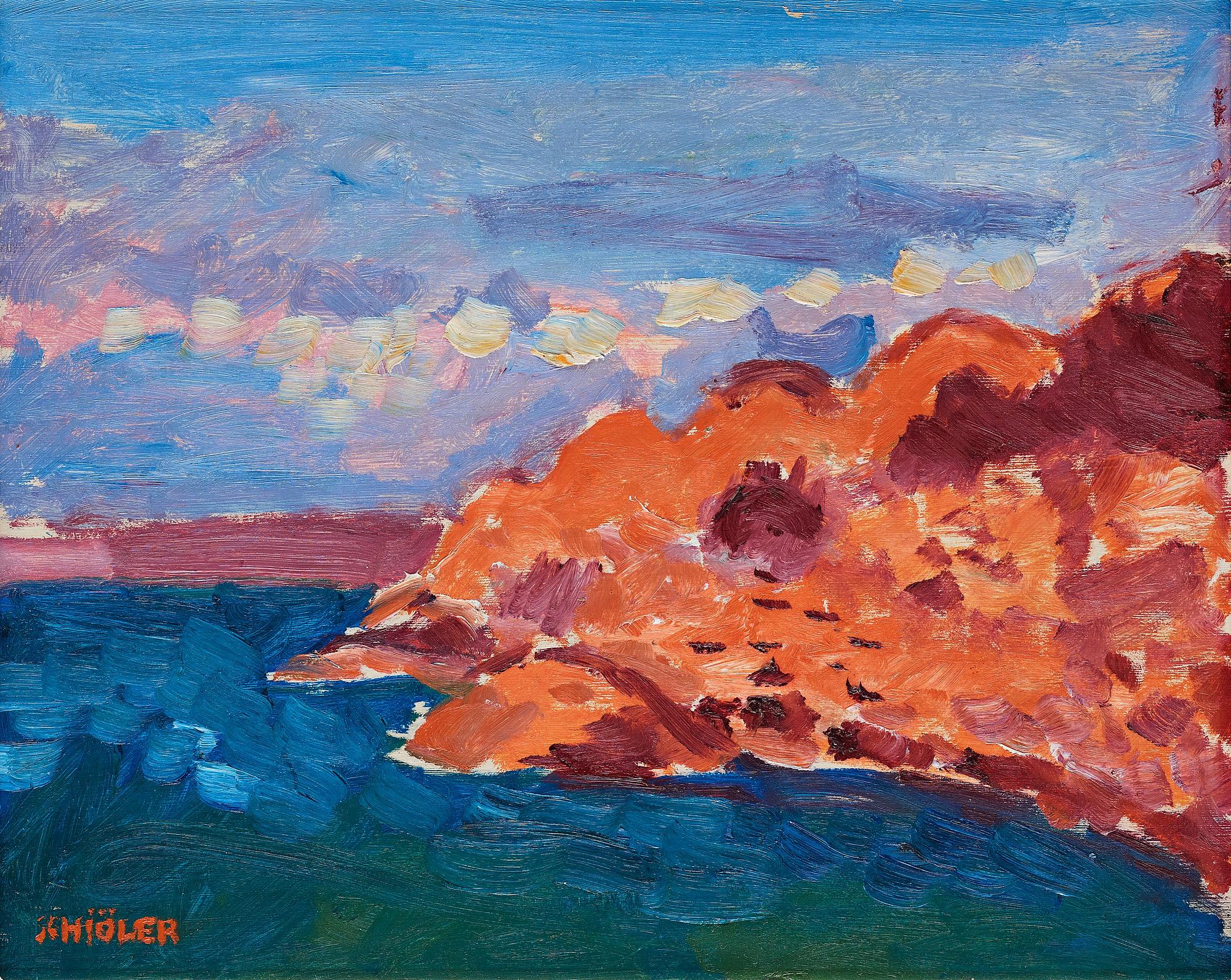 Inge Schiöler, INGE SCHIÖLER, oil on panel, signed Schiöler.