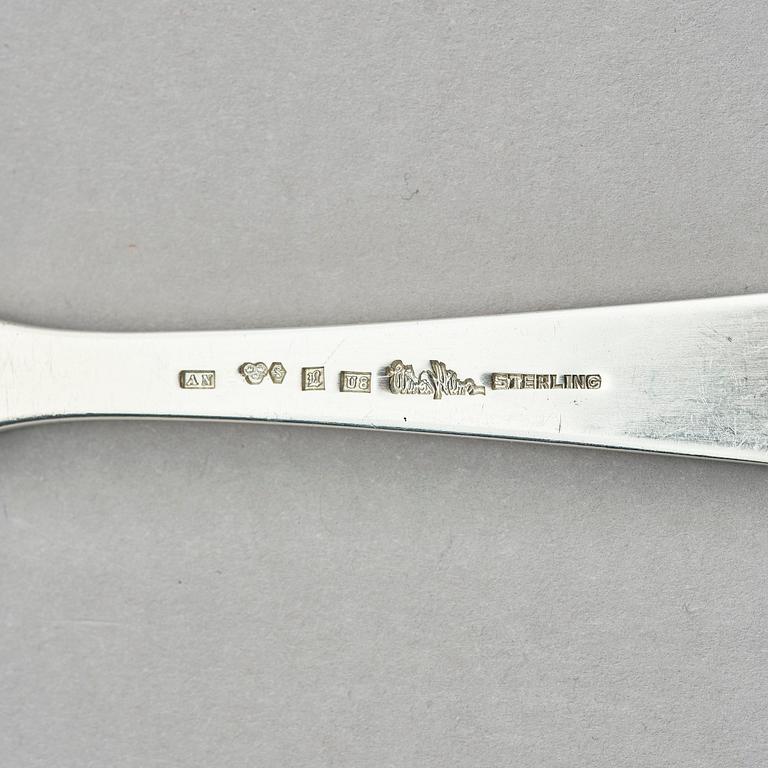 Wiwen Nilsson, a sterling silver cutlery-set of 61 pieces, Lund, Sweden 1946.